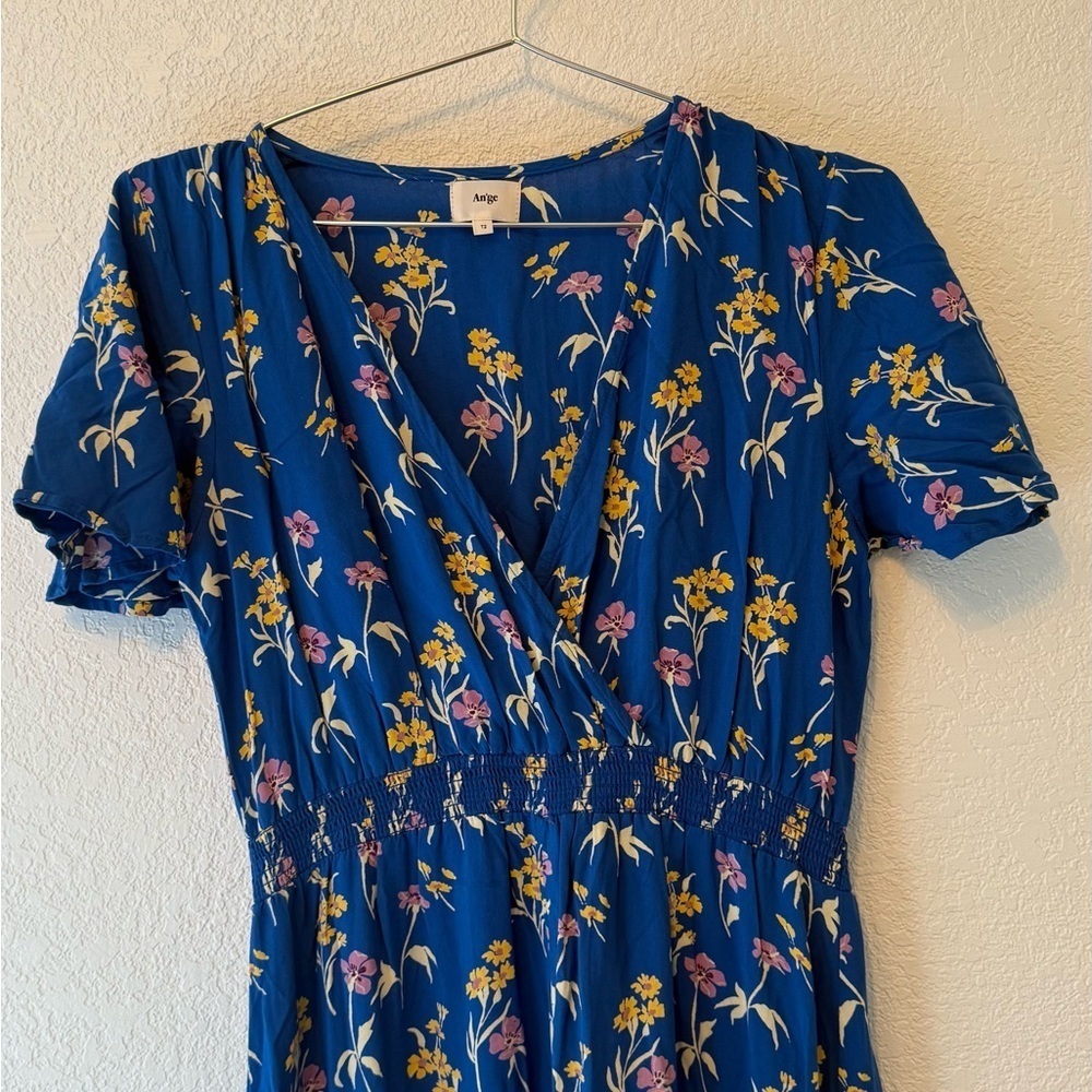 Ag’ne pullover floral midi dress Size 2 Tall - Picture 7 of 9